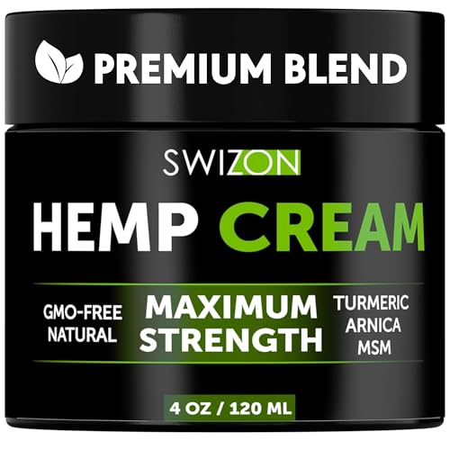 Maximum Strength Hemp Cream with Arnica & Aloe - 4 OZ