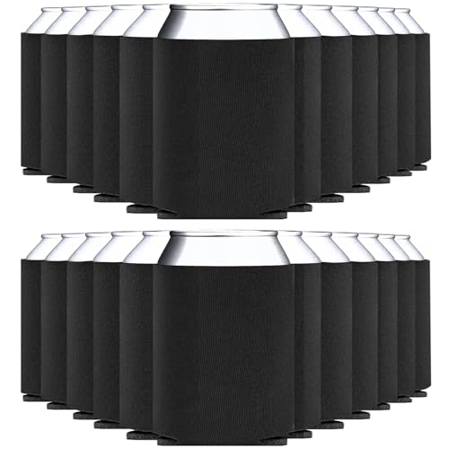 25-Pack Insulated Beer Can Cooler Sleeves for Customization