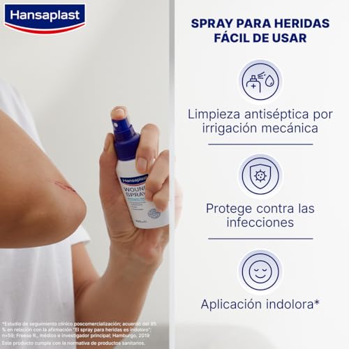 Elastoplast Wound Spray - Pain-Free, Infection Protection, Colorless First Aid Solution