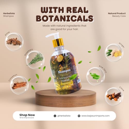Herbalista Viral Herbal Shampoo 500ml - Natural Hair Growth & Strength