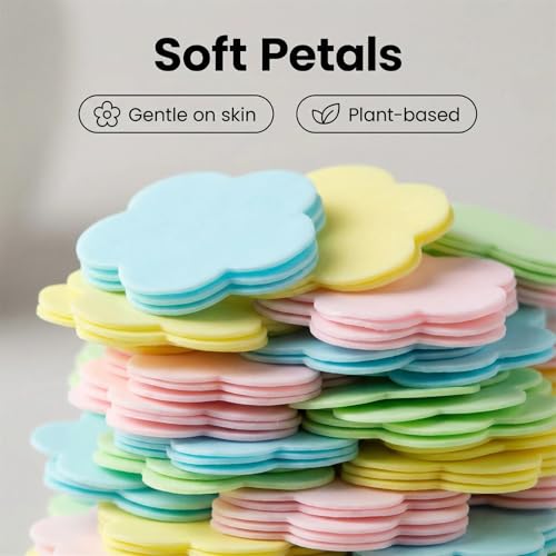Portable Scented Hand Wash Sheets - Biodegradable Petal Soap for Travel & Outdoor Use