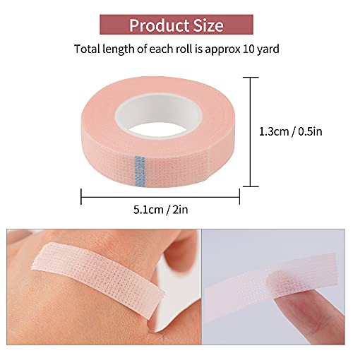 25 PCS Eyelash Extension Tape Set - Breathable Adhesive Fabric Rolls