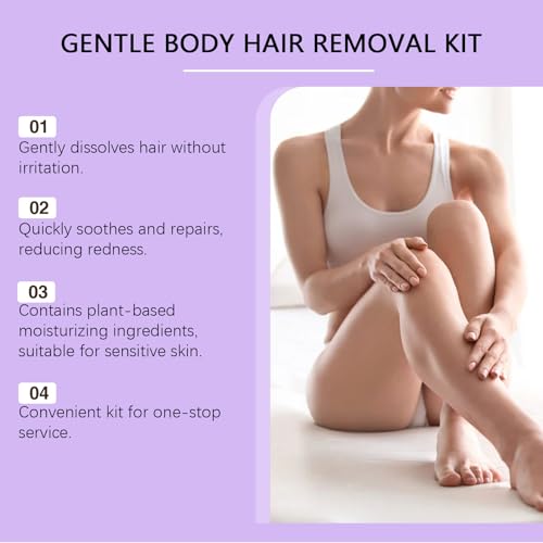 Hair Removal Spray, Body Hair Removal Cream, Pain Free Hairs Removal Cream for Sensitive Skin with a Neutral Formula