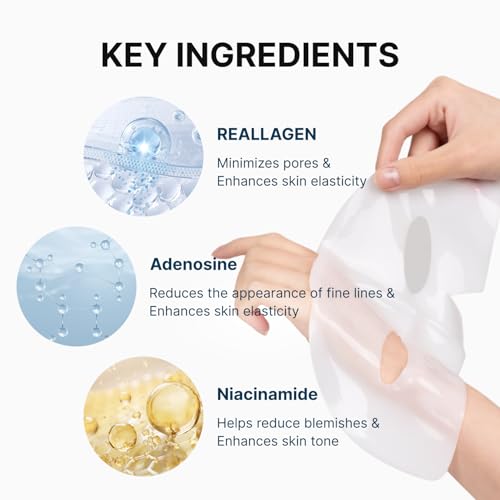 ROOTIO Vegan Collagen Deep Hydrating Sleeping Mask 4 Pack – Pore Minimize & Firm