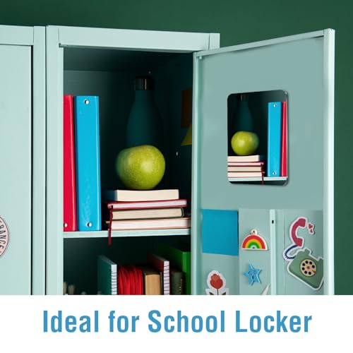 Magnetic Locker Mirror 5x7 Inch - Unbreakable Acrylic Frameless Mirror