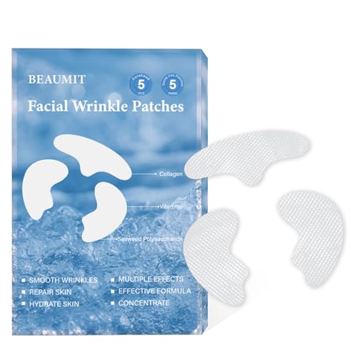 Forehead & Smile Line Wrinkle Patches with Collagen - 15pcs