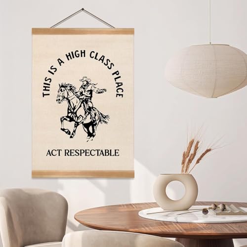ZTGDA Retro Cowboy Wall Art Poster - 12x16 Inch Canvas Print
