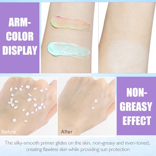 LSxia 3-in-1 Color Correcting Primer with SPF 50 - Oil Control Moisturizer