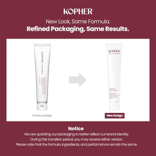 Kopher Clay Prime Facial Cleanser - Hydrating Pore-Minimizing Makeup Remover, Sensitive Skin, 80ml