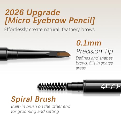Microblading Eyebrow Pencil for Women - 0.1mm Waterproof Tip