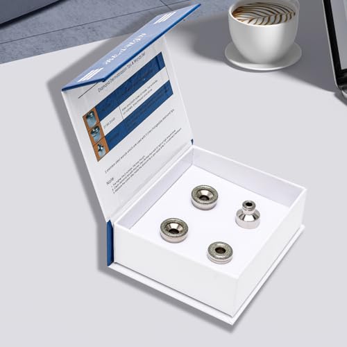 Mcwdoit 4 Pack Diamond Dermabrasion Heads for Microdermabrasion Home Facial Tool