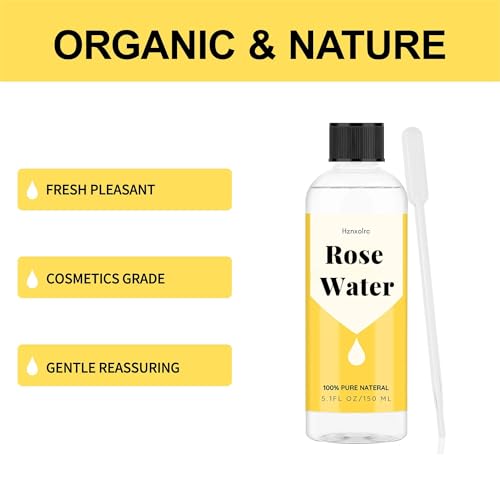 100% Pure Rose Water Hydrosol Facial Mist - Hydrating & Soothing