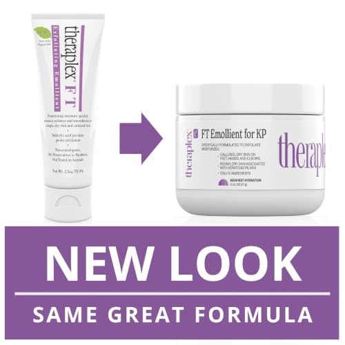 Theraplex FT Exfoliating Emollient Cream for KP 3 Oz with Peppermint - Bumpy Skin Relief