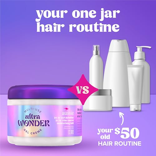 Aussie Ultra Wonder Gel-Cream 10.1oz All-in-1 Moisturizing Hair Styler for Curl & All Hair Types