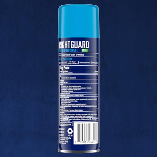 Right Guard Sport Fresh Scent Antiperspirant & Deodorant Spray 6oz Pack of 3 - 48H Long-Lasting Men’s Protection