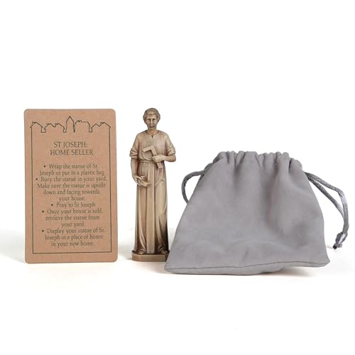 St. Joseph Statue for Selling Homes - 3.5" Handpainted Figure