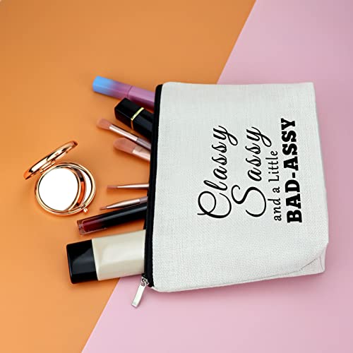 Friendship Gift Makeup Bag - Funny Sassy Cosmetic Pouch for Women - Variation: Friendship Gift03