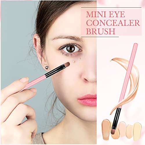 Patelai 48-Piece Synthetic Flat Makeup Brush Set for Lips and Concealer