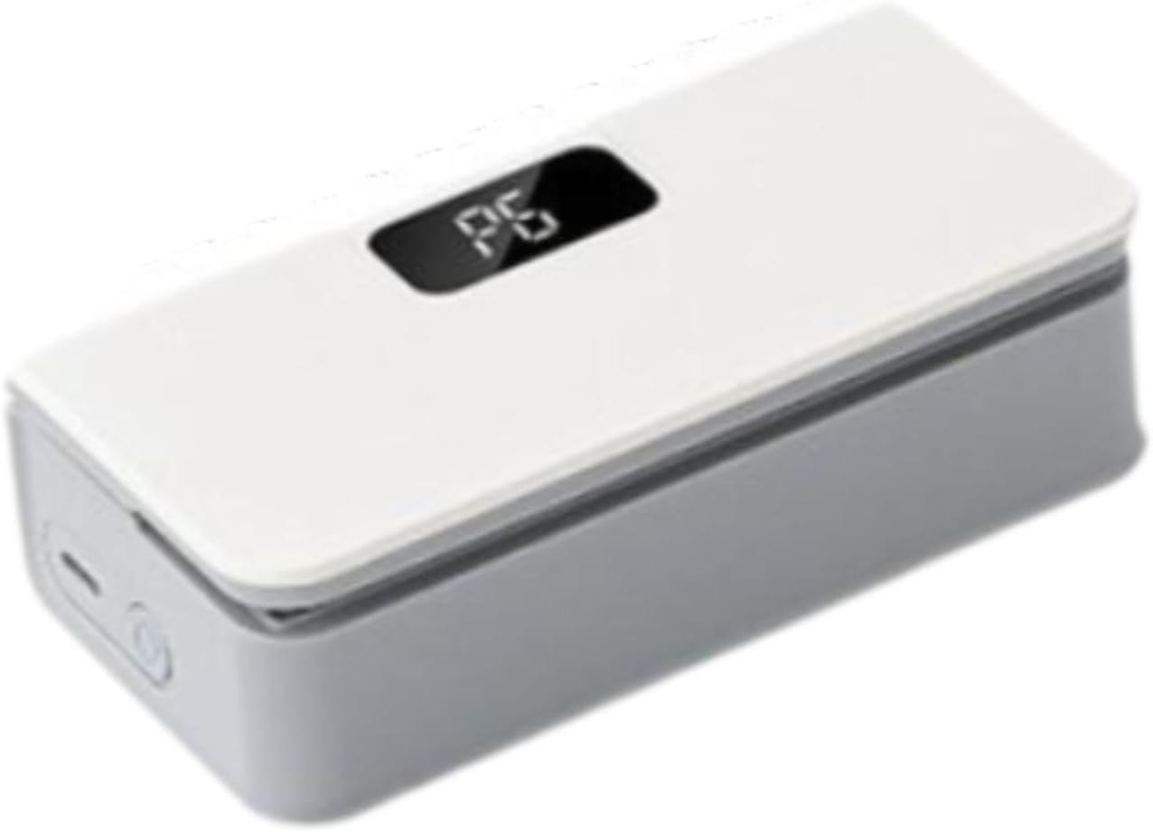 Mini Bag Sealer - Digital Display Resealing Machine for Food Storage | White