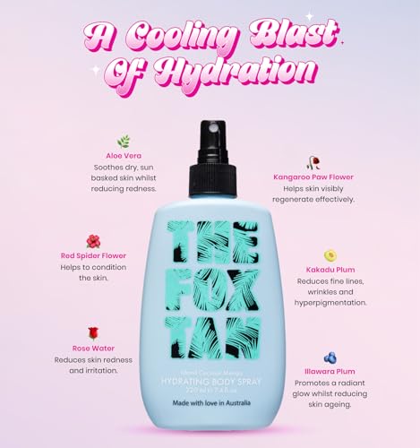 The Fox Tan Hydrating Body Spray 220ml - Tropical Scent Mist