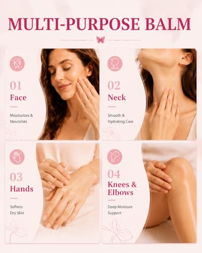 XUEBEIK Helichrysum Balm 2.12oz Moisturizing Skin Care for Dry, Sensitive Skin