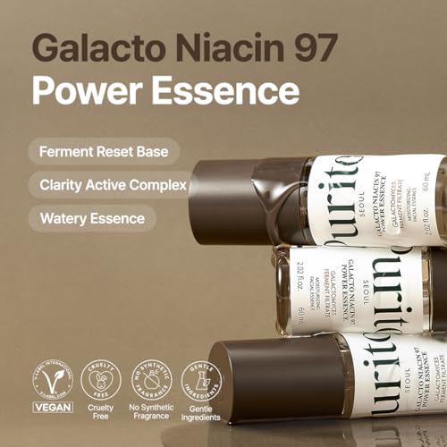 PURITO Galacto Niacin 97 Essence for Sensitive Skin, 2 fl oz - Hydrating & Brightening Serum