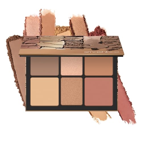 Smashbox The Cali Contour Palette | Six-Shade Contour Kit with Highlighter, Bronzer and Blush to add Dimension + Glow