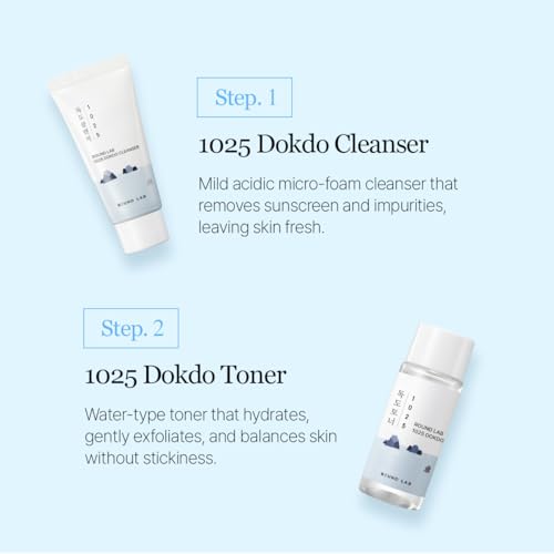 ROUND LAB Dokdo Hydrating Mini Kit for Dry & Sensitive Skin