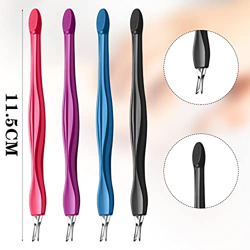Cuticle Pusher & Trimmer 12Pcs V-Shaped Nails Tool Set for Manicure & Pedicure