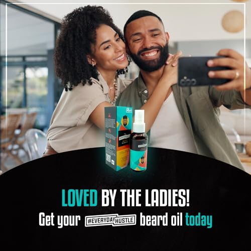 EverydayHustle Jasmine Beard Oil for Black Men - Lightweight Hydrating Serum 60ml