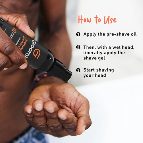 Groomie Natural Shave Gel for Sensitive Skin - 60 mL, Unscented