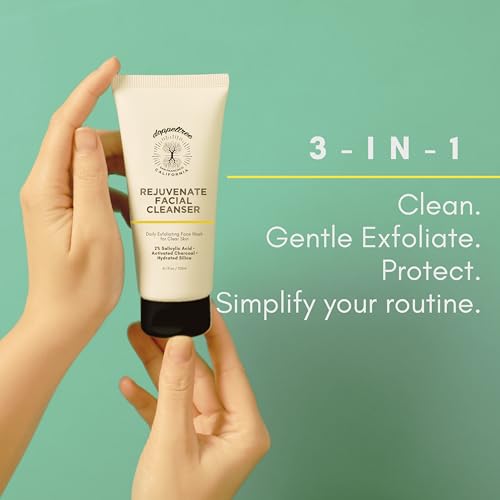 Doppeltree 3-in-1 Salicylic Acid Face Wash & Charcoal Exfoliating Cleanser