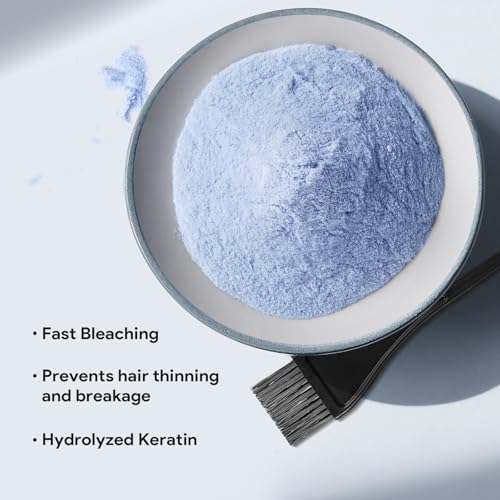 MEIDU Blue Lightning Hair Bleach Powder - Lifts Up to 8 Levels, 45g