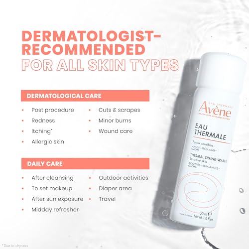 Avène Thermal Spring Water Mist for Sensitive Skin - Soothing & Calming
