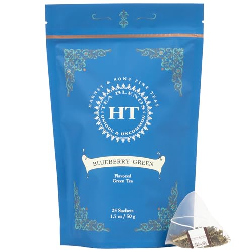 Harney & Sons Blueberry Green Tea Sachets - 25 Count