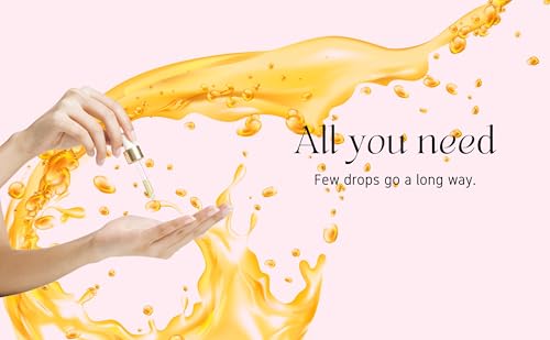 Oasis Blossom USDA Organic Rosehip Oil - Pure Cold Pressed Face & Hair Oil