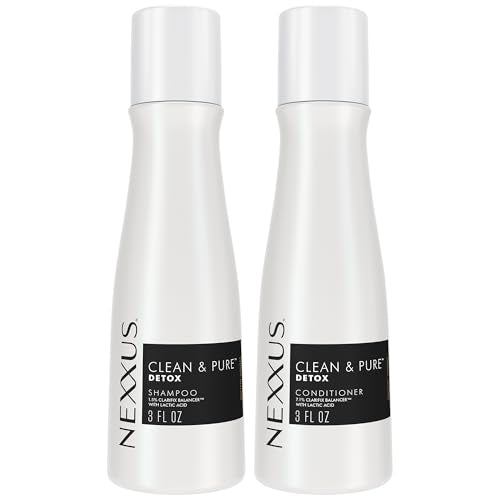 Nexxus Travel Shampoo & Conditioner Set - Clean & Pure 3 Oz