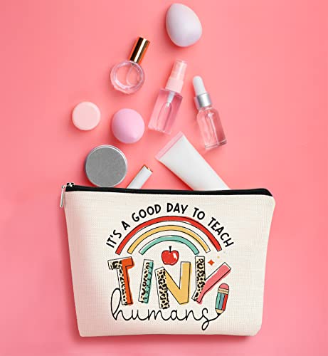 Teacher Appreciation Makeup Bag - Funny Quote Design, 7.5x10in