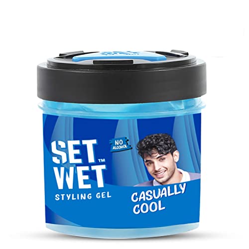 Set Wet Cool Hold Hair Styling Gel for Men - 250ml