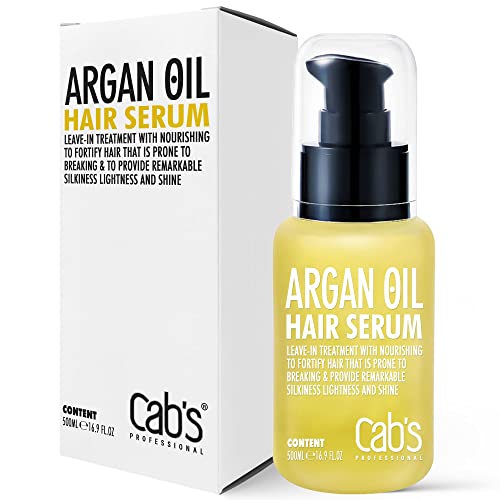 Silk Essence Hair Serum with Argan & Coconut Oil for Frizz Control