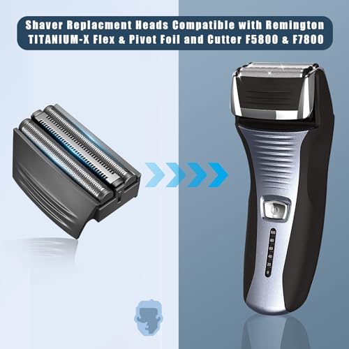 Replacement Foil and Cutter Head for Remington TITANIUM-X F5800 & F7800