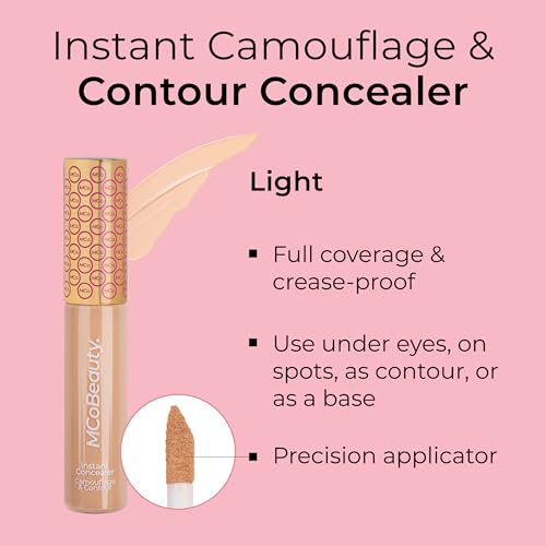 MCoBeauty Instant Concealer Camouflage & Contour Light 1 Fl Oz - Full Coverage