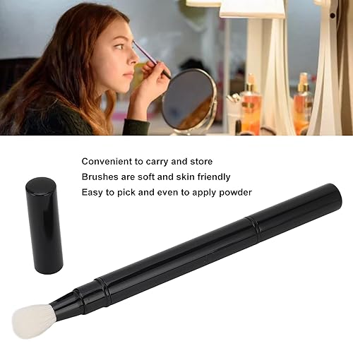 Retractable Dual Eyeshadow Brush - Portable Double-Ended Eye Makeup Tool