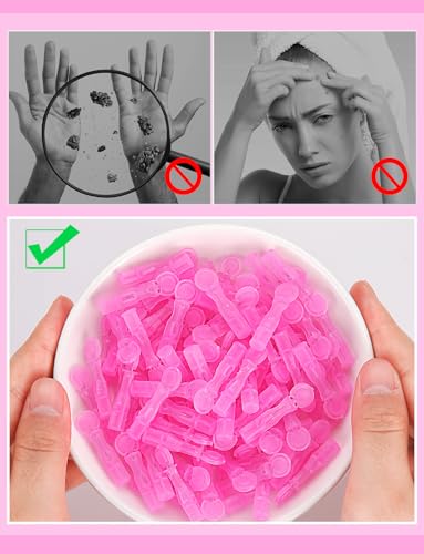 100 Disposable Lancets for Facial Blemish Removal - Pink