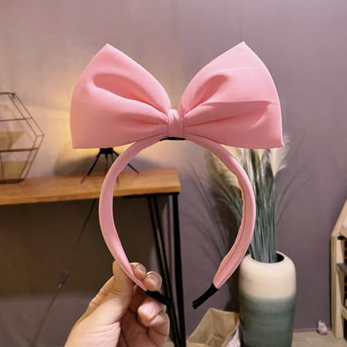 Pink Bow Headband for Women - Halloween, Christmas & Party Accessories