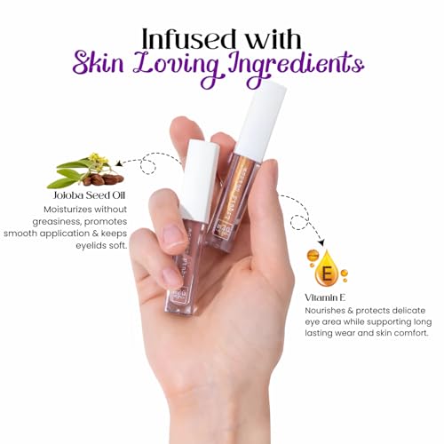 M2U NYC Matte Pink Mauve Liquid Eyeshadow – Quick Drying, Buildable Formula