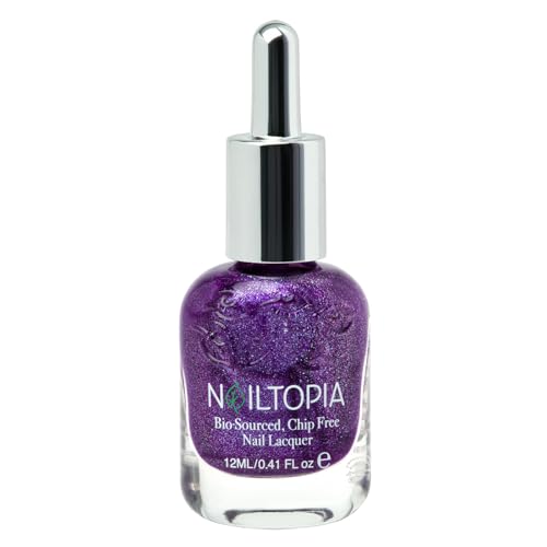 Nailtopia Plant-Based Chip Free Nail Lacquer - Jomo (Sheer Purple) 0.41 Fl Oz