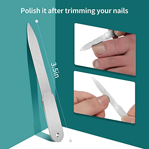 Ruosong Toenail Clipper for Thick & Ingrown Nails - Stainless Steel Pedicure Tool