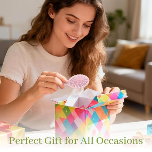 Mini Hair Brush Set - 5 Color Detangling Brushes for Travel
