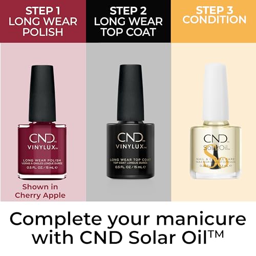 CND Vinylux Longwear Nail Polish - Dark Dahlia, 0.5 Fl Oz
